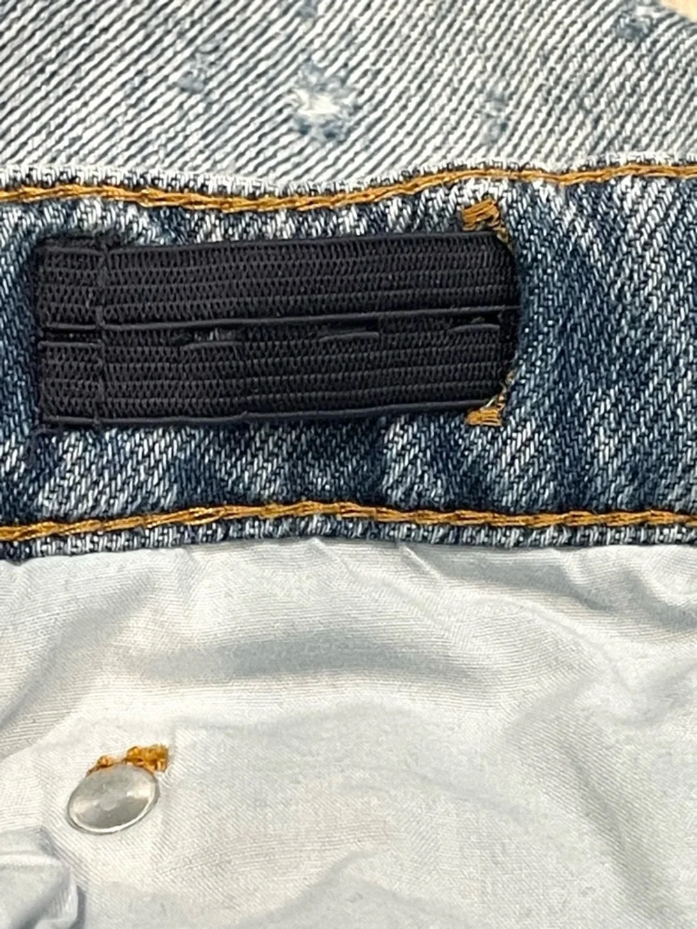 ZARA Boys Distressed Denim Jeans Blue Straight Leg Size 9